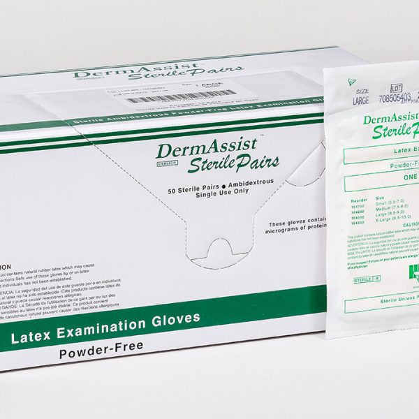 104 Dermassist® Latex Sterile Exam Gloves Pairs Innovative Healthcare Corporation 2609