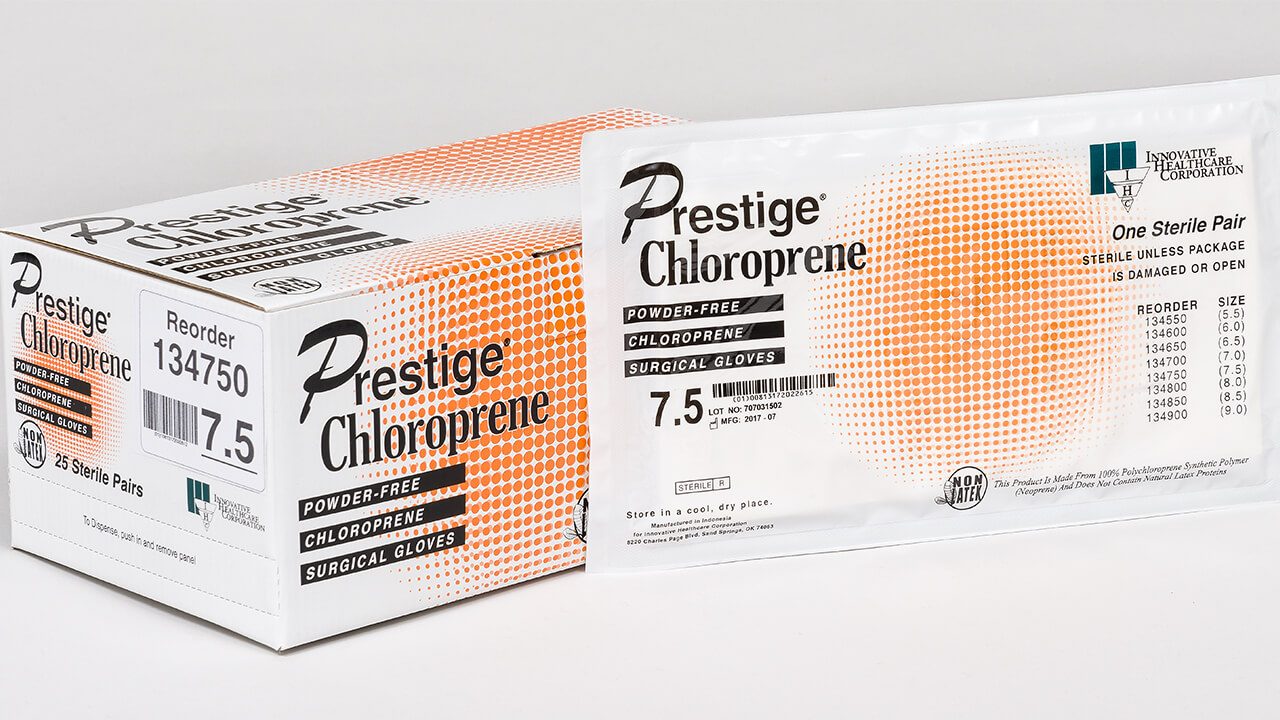 134 - Prestige® Chloroprene Surgical Gloves