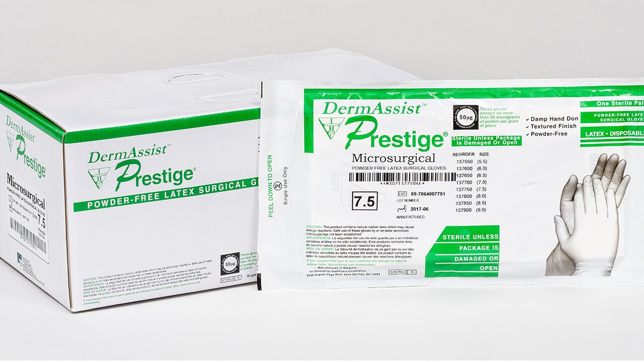 137 - Prestige® Microsurgical Latex Surgical Gloves