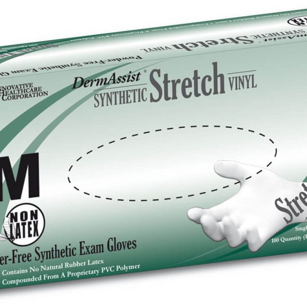 162 Dermassist® Stretch Vinyl Exam Gloves Innovative Healthcare 7590