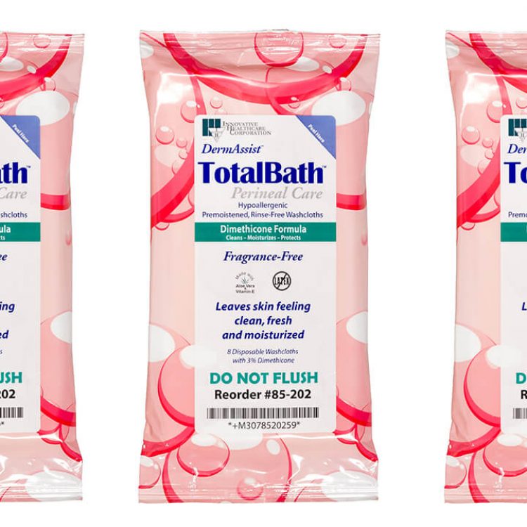 85-202 - TotalBath® Incontinence Wipes and Perineal Care