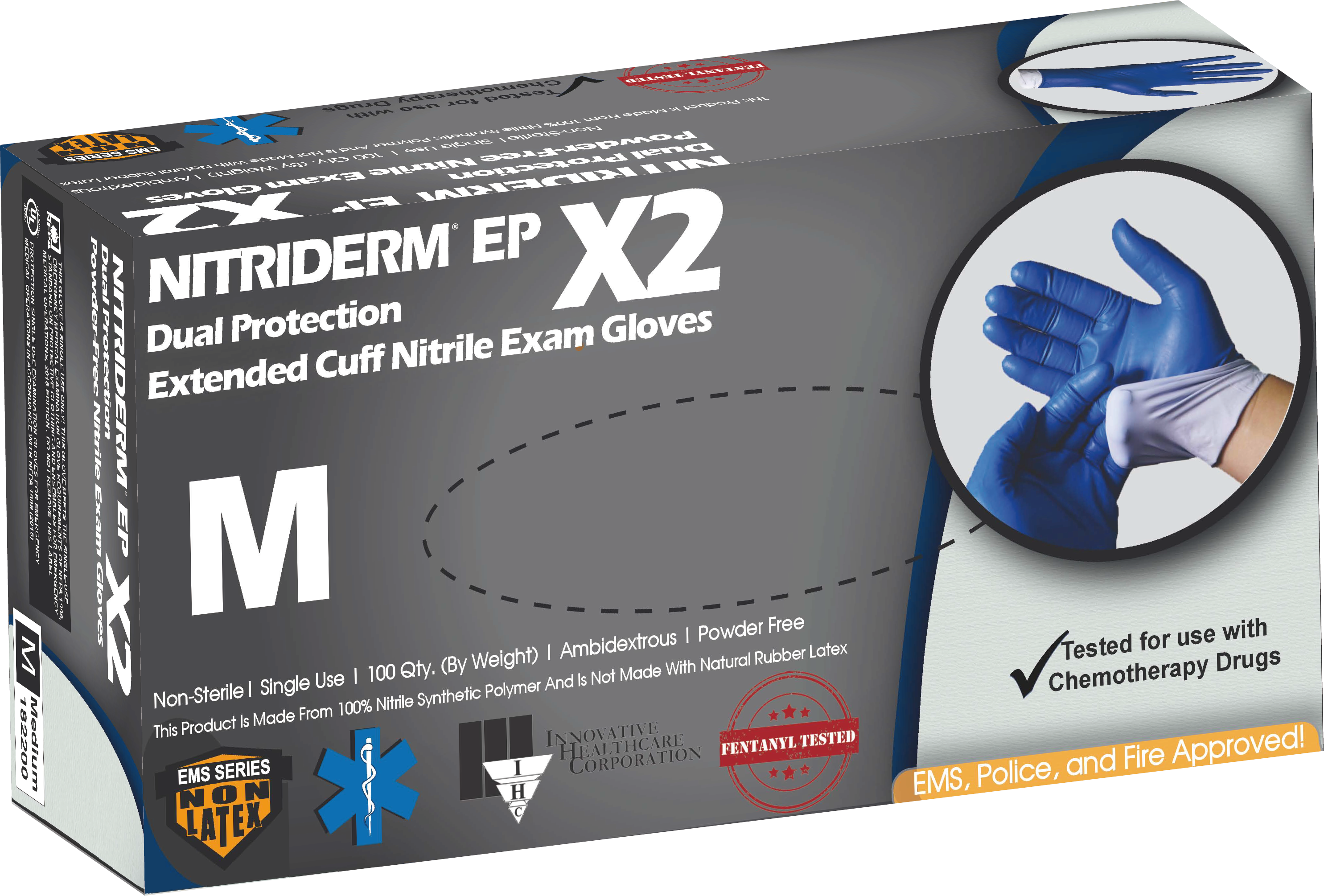Nitrile Foam Gripster Gloves (1 pair) – Bitebuster